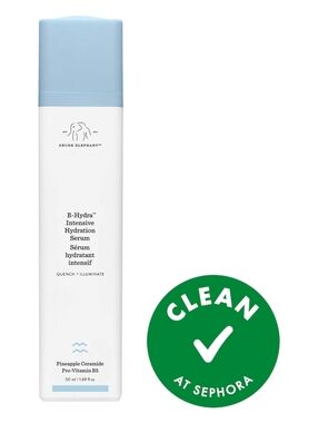 Drunk Elephant NIB B Hydra Intensive Hydration Serum 1.69 oz Pro Vitamin B5